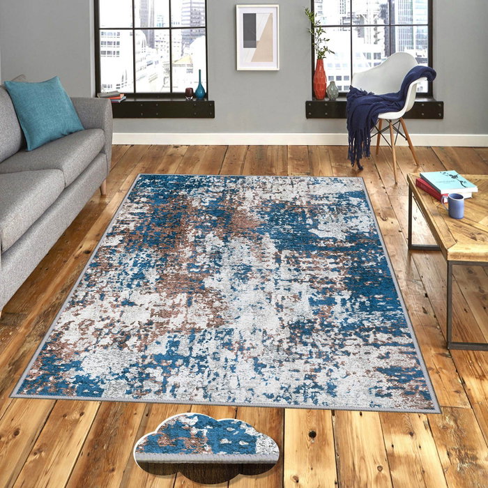 Conceptum Eexfab804 Alfombra de 120 x 180 cm Multicolor